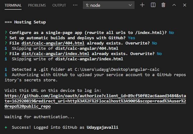 如何使用GitHub将Angular应用程序部署到Firebase？