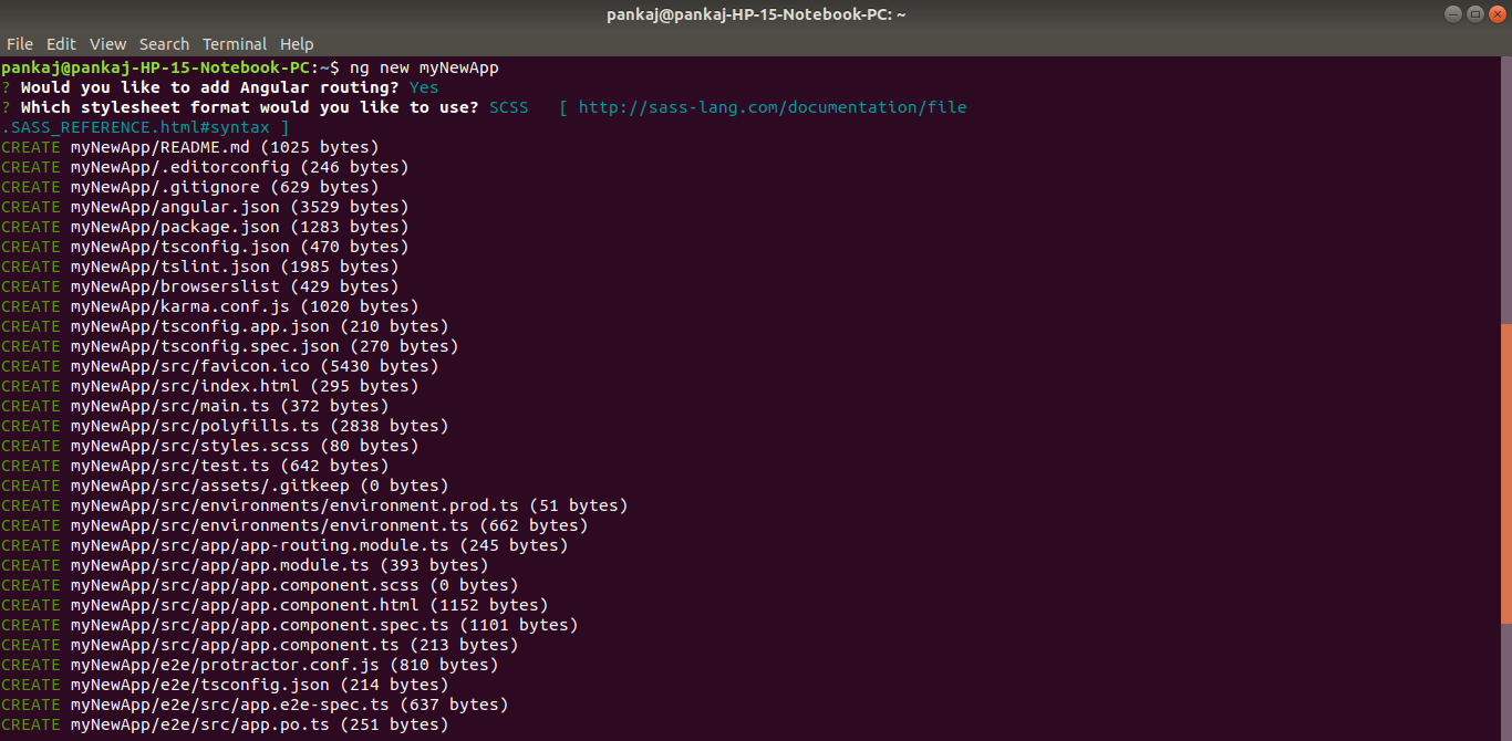 Angular CLI Angular项目设置