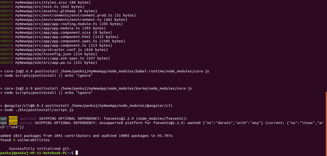 Angular CLI Angular项目设置