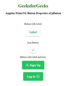Angular PrimeNG按钮的属性pButton