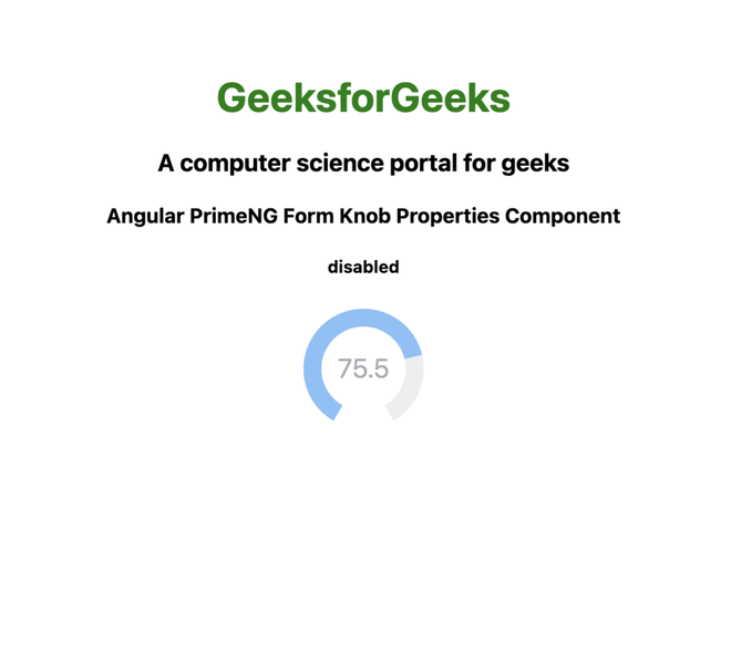 Angular PrimeNG表格旋钮属性组件