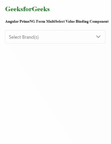 Angular PrimeNG表格多选值绑定组件