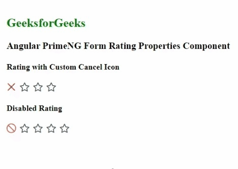 Angular PrimeNG表格评级属性组件