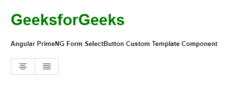 Angular PrimeNG Form SelectButton自定义模板组件