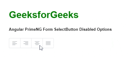 Angular PrimeNG表单选择按钮禁用选项