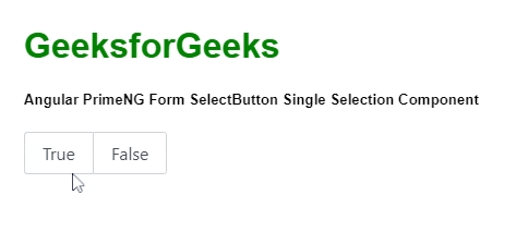 Angular PrimeNG表格选择按钮选择组件