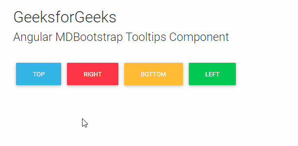 Angular MDBootstrap Tooltips组件|极客教程