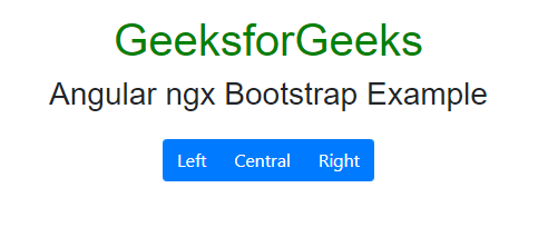 Angular ngx Bootstrap简介