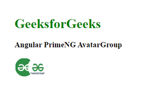 Angular PrimeNG AvatarGroup