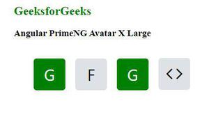 Angular PrimeNG avatar尺寸