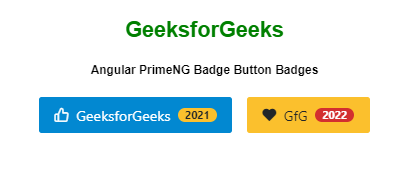 Angular PrimeNG 徽章 按钮 徽章
