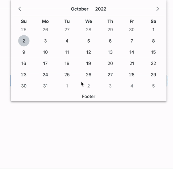 Angular PrimeNG表格日历模板组件