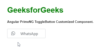 Angular PrimeNG Form ToggleButton定制组件