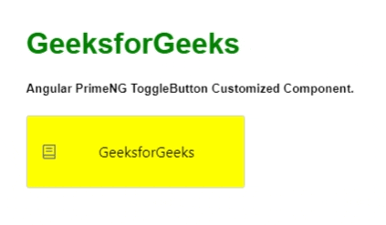 Angular PrimeNG Form ToggleButton定制组件