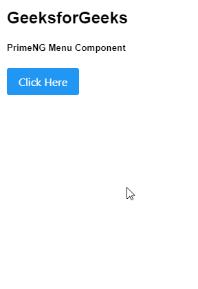 Angular PrimeNG菜单组件