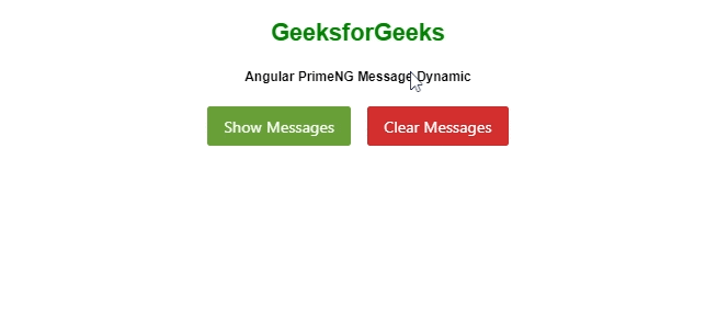 Angular PrimeNG消息动态