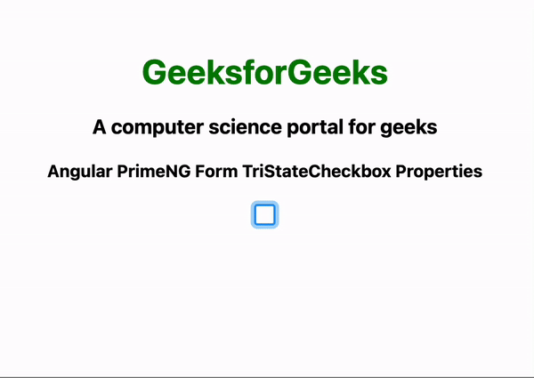 Angular PrimeNG Form TriStateCheckbox属性
