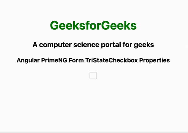 Angular PrimeNG Form TriStateCheckbox属性