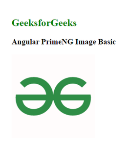 Angular PrimeNG图像基础
