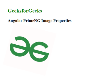 Angular PrimeNG图像属性