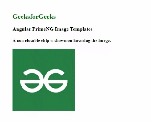 Angular PrimeNG图像模板