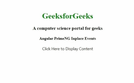 Angular PrimeNG Inplace Events