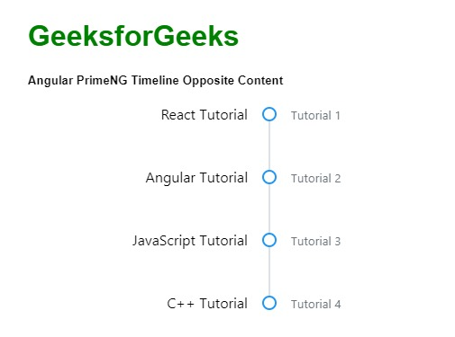 Angular PrimeNG时间线的相反内容