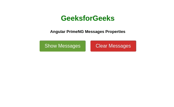 消息组件的Angular PrimeNG属性