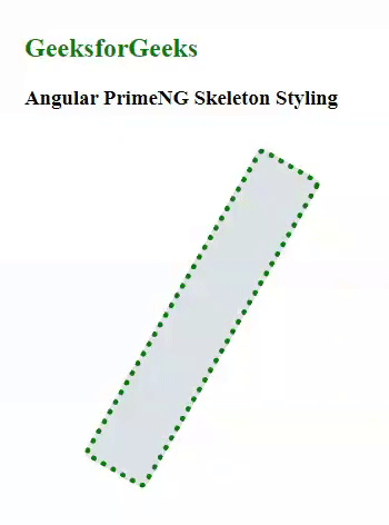 Angular PrimeNG骨架广场