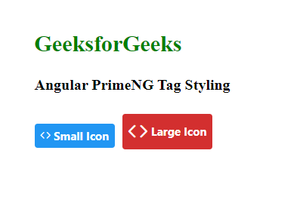Angular PrimeNG标签属性