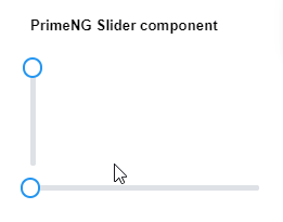 Angular PrimeNG滑块组件