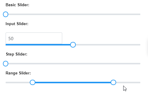 Angular PrimeNG滑块组件