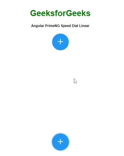 Angular PrimeNG速度表盘线性
