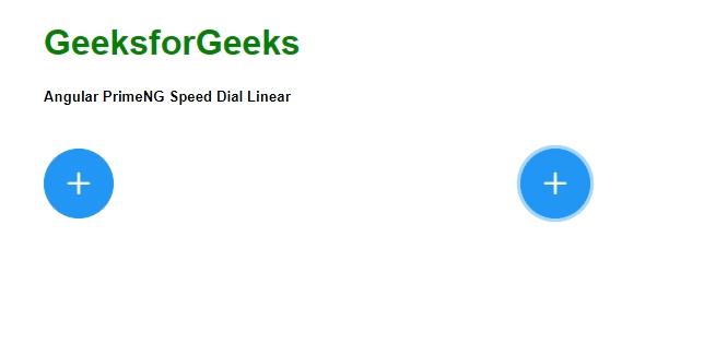 Angular PrimeNG速度表盘线性