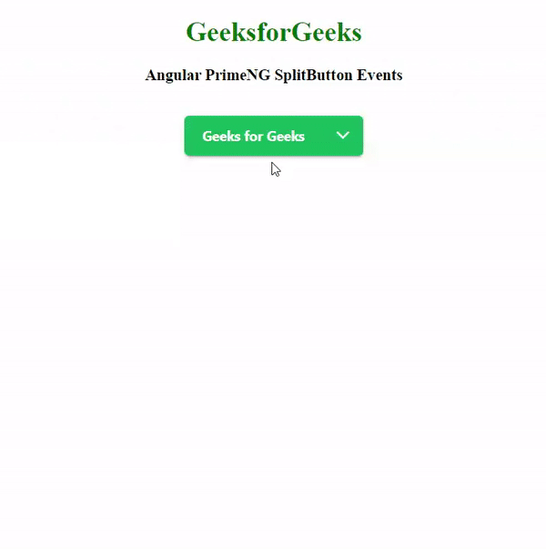 Angular PrimeNG SplitButton事件 Angular PrimeNG SplitButton事件