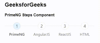 Angular PrimeNG阶梯组件 Angular PrimeNG阶梯组件
