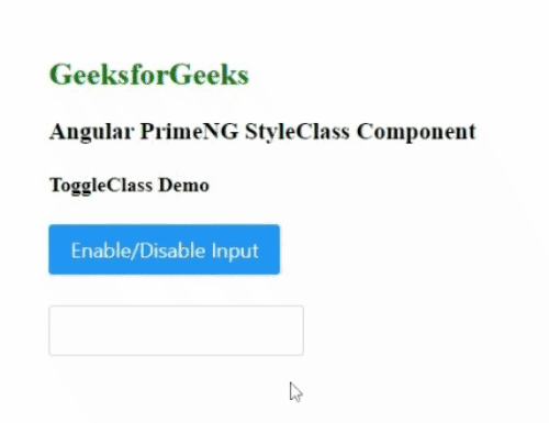 Angular PrimeNG StyleClass组件
