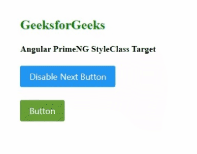 Angular PrimeNG StyleClass目标