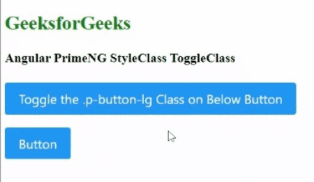 Angular PrimeNG StyleClass ToggleClass