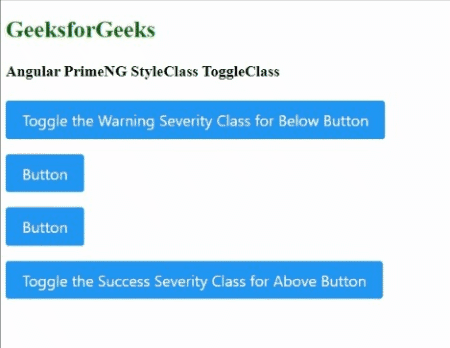 Angular PrimeNG StyleClass ToggleClass