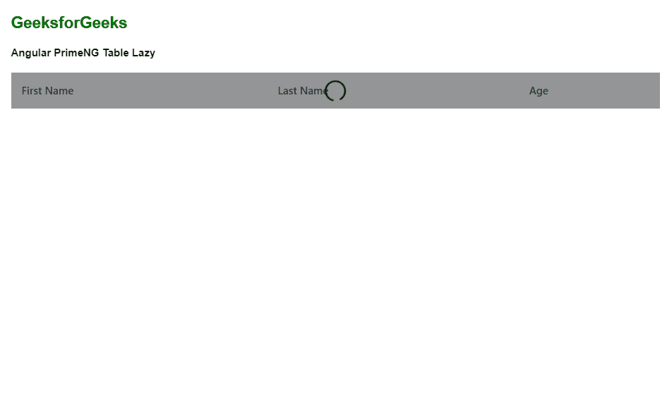 Angular PrimeNG Table Lazy