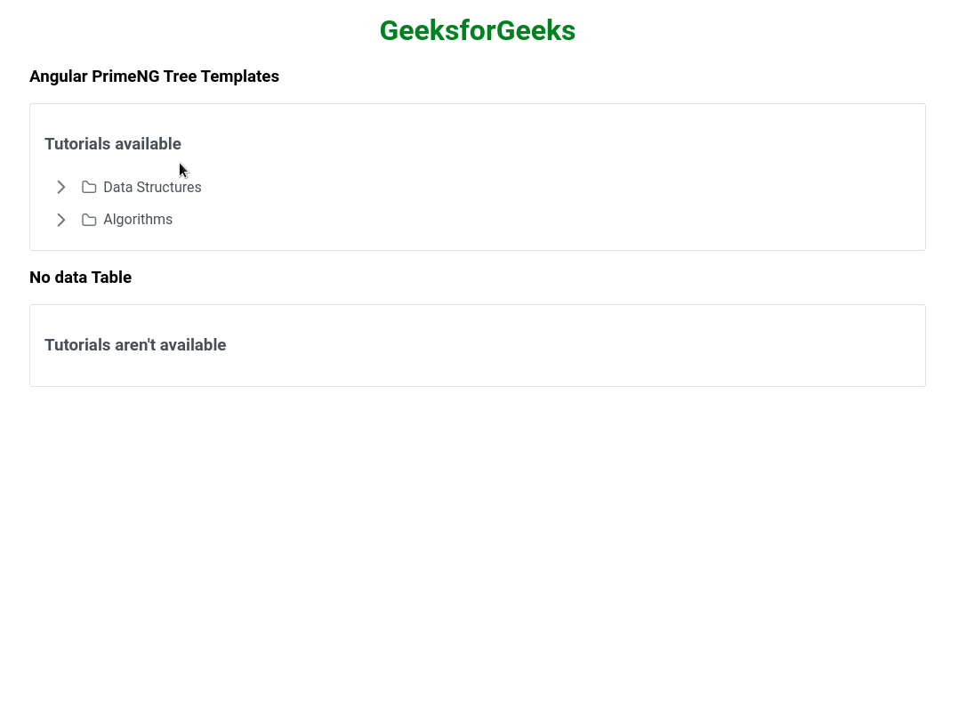 Angular PrimeNG树形模板 Angular PrimeNG树形模板