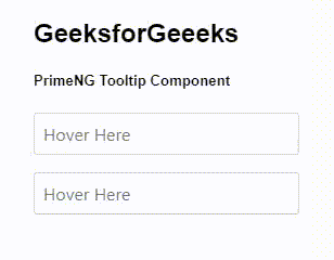 Angular PrimeNG Tooltip组件
