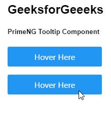 Angular PrimeNG Tooltip组件