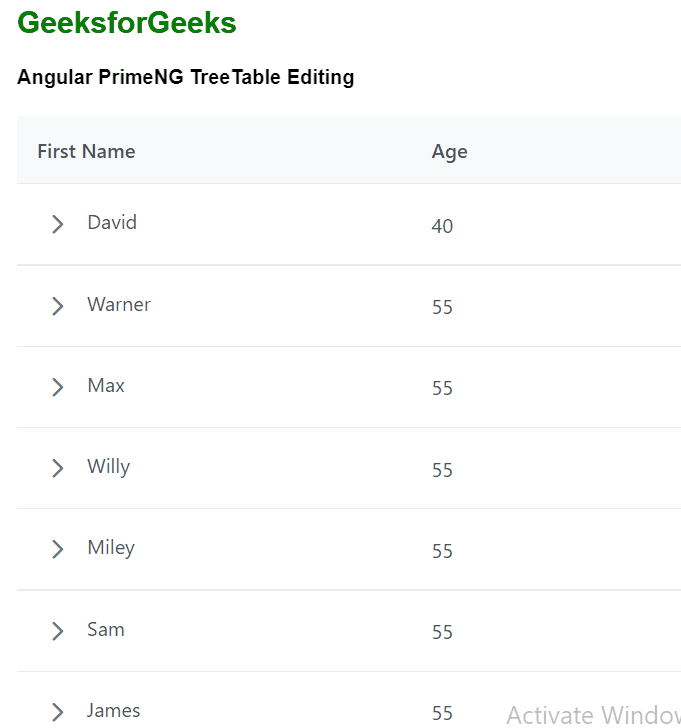 Angular PrimeNG TreeTable的编辑 Angular PrimeNG TreeTable的编辑