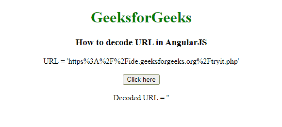 如何使用AngularJS对URL进行编码/解码？