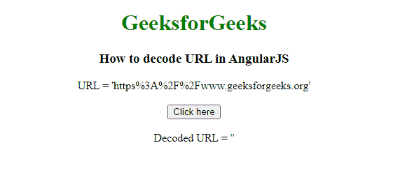 如何使用AngularJS对URL进行编码/解码？