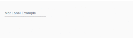 在Angular Material中mat-label介绍