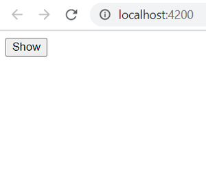 在Angular 10中显示或隐藏子组件