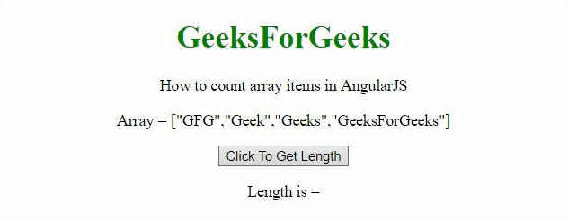 如何在AngularJS中计算数组项目？